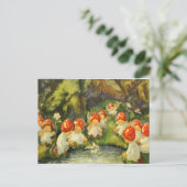  Victoriaans feeën Briefkaart (Staand voorkant)