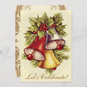  Victoriaans feestdag biedt kerstfeest Kaart