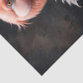 Victoriaans Flamingo voor mannen -Decoupage- Tissuepapier (Detail)