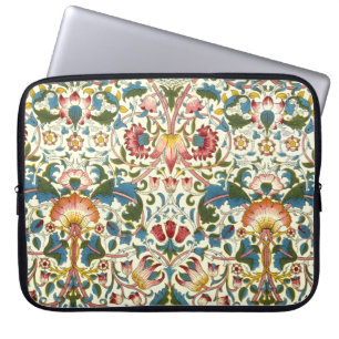 Victoriaans Floral design Laptop Sleeve