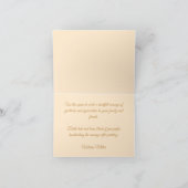 Victoriaans Floral Patroon Bedankkaart (Binnen)