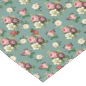 Victoriaans Floral Pattern Elegant Chic Tafelkleed (Gekanteld)