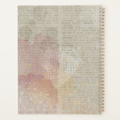 Victoriaans Floral Planner (Achterkant)