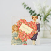 Victoriaans Floral Wedding Print (Staand voorkant)