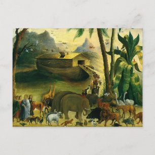  Victoriaans Folk Art, Noah's Ark van Hidley Briefkaart