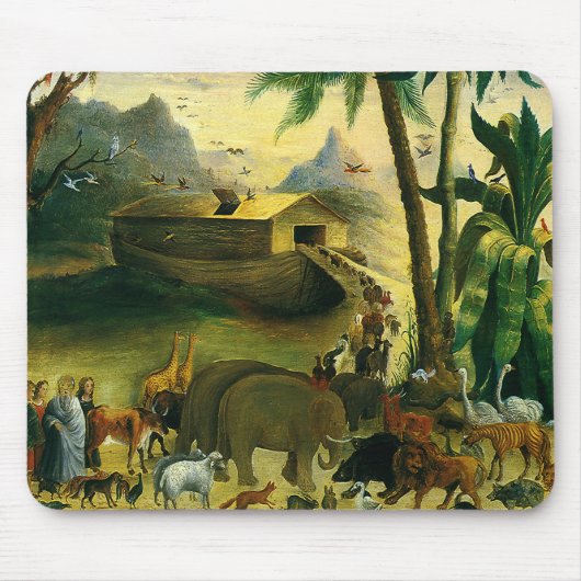  Victoriaans Folk Art, Noah's Ark van Hidley Muismat (Voorkant)