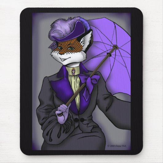Victoriaans Fox Mousepad Muismat (Voorkant)