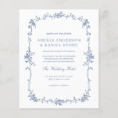 Victoriaans  Frans Foto QR Code Bruiloft (Voorkant)