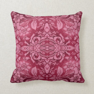 Victoriaans Garnet Floral Pattern MoJo Pillow Kussen