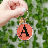 Victoriaans gemarmerd papier, aangepast Initiaal Sleutelhanger (Hand)