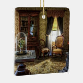 Victoriaans gemeubileerde woonkamer keramisch ornament (Rechts)