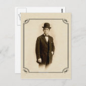 Victoriaans Gentleman Briefkaart (Voorkant / Achterkant)