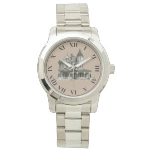 Victoriaans George F. Barber Watch Roman Numerals Horloge