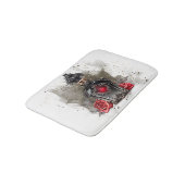 Victoriaans geurpotte Mode met Rozen Badmat (Gekanteld)