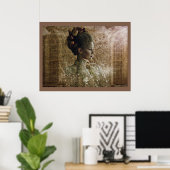 Victoriaans Ghost Lady-in-Waiting Poster (Thuiskantoor)