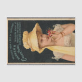 Victoriaans Ginger Tonic Ad Ephemera-vaartuig Tissuepapier (Voorkant)