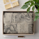 Victoriaans Ginger Tonic Poster en d-vaartuigen Tissuepapier (Geschenk)