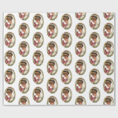 Victoriaans glanzend wrapppapier Cadeaupapier (Vlak)