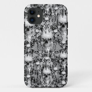 Victoriaans Gothic Lace-schedel iPhone 11 Hoesje