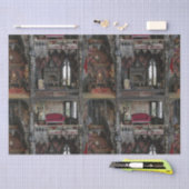 Victoriaans Gotisch Haunted Dollshouse met Dolls i Tissuepapier (Craft)