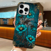 Victoriaans Gotisch Zee Groen & Goud Botanisch Lux Case-Mate iPhone Case
