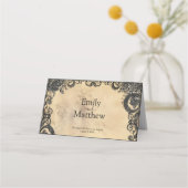 Victoriaans Gotische Elegantie Bruiloft (Achterkant)