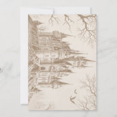 Victoriaans gotische enge Halloween Kaart (Achterkant)