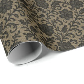 Victoriaans gotische kant en perkament all-occasio cadeaupapier (Rol Hoek)