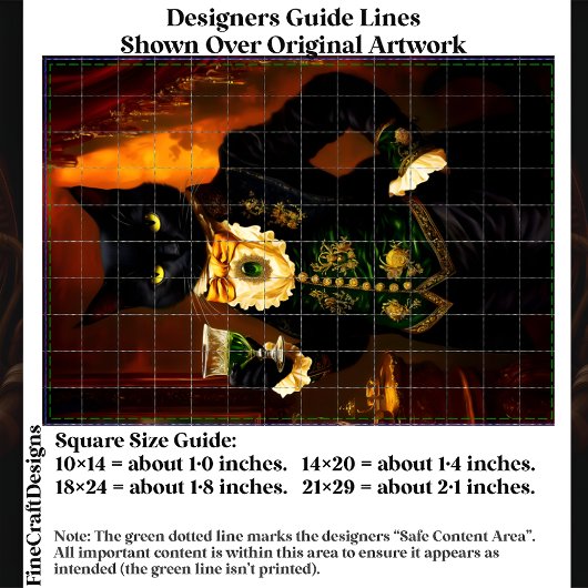 Victoriaans Gotische Kat met Absinthe EG9L Decoupa Tissuepapier