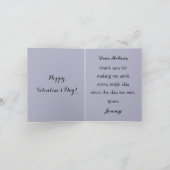 Victoriaans gouden hart met rozen,  feestdagen kaart (Binnen)