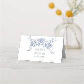 Victoriaans  Grace Floral Dusty Blue Wedding (Achterkant)