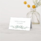 Victoriaans  Grace Floral Sage Green Wedding (Achterkant)