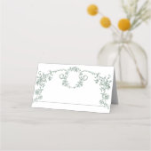 Victoriaans  Grace Floral Sage Green Wedding (Voorkant)