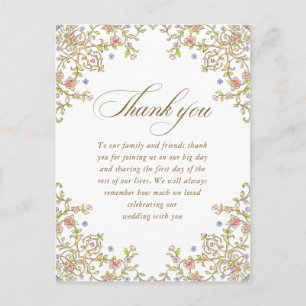 Victoriaans  Grace QR code Foto Dank U Briefkaart