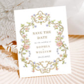 Victoriaans  Grace Wedding Save the Date Briefkaart