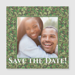 Victoriaans Groene Ivy sparen de Datum