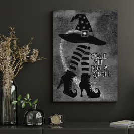 Victoriaans Halloween esthetische Budget Poster