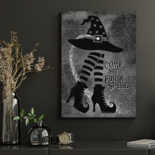 Victoriaans Halloween esthetische Budget Poster