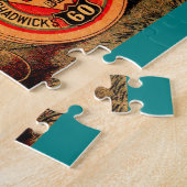 Victoriaans handelskaart Chadwick's geïmporteerde Legpuzzel (Zijkant)