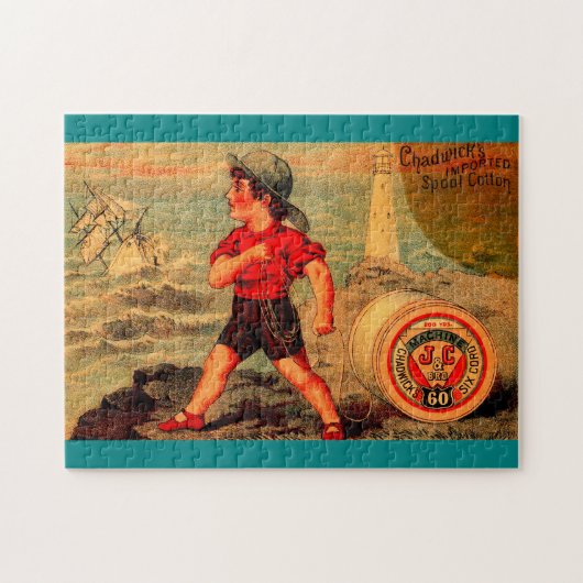 Victoriaans handelskaart Chadwick's geïmporteerde Legpuzzel (Horizontaal)