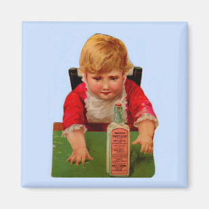 Victoriaans handelskaart: Scott's Emulsion Castor Magneet