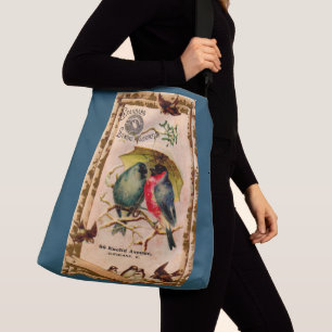 Victoriaans handelskaart Standaard naaimachine Co. Crossbody Tas