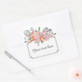 Victoriaans hangende teken sticker (Envelop)