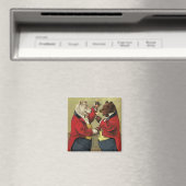  Victoriaans Happy, Gay, dansende Beren Magneet (Insitu (Vaatwasser))