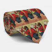 Victoriaans Happy, Gay, dansende Beren Stropdas (Opgerold)