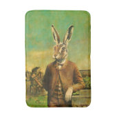 Victoriaans Hare Bath Mat (Voorkant Verticaal)