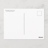 Victoriaans hartenkoning briefkaart (Achterkant)