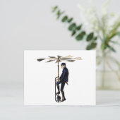 Victoriaans helikoptervlucht Briefkaart (Staand voorkant)