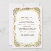 Victoriaans hennen Party Invitation Kaart (Achterkant)