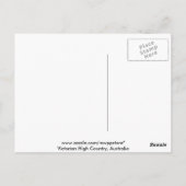 Victoriaans hoogland briefkaart (Achterkant)